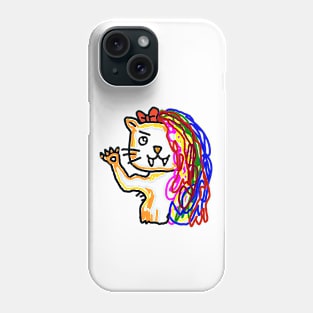 New Style Hair Mr.Lion Phone Case