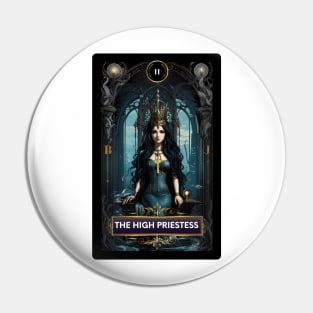 The High Priestess Mermaid Tarot Card Pin