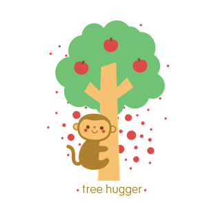 Little Monkey Tree Hugger T-Shirt