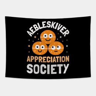 Aebleskiver Appreciation Society - Danish Pancake Tapestry