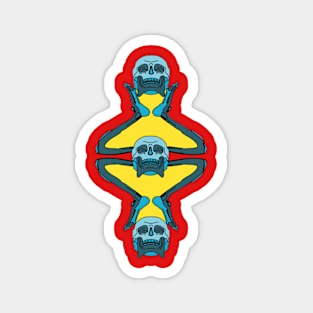 skulls handie Magnet