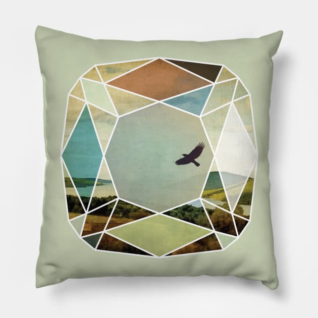 Diamonds in the rough #2 Pillow by directdesign