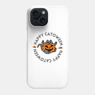 Happy Catoween Funny Halloween Kitty 2021 Phone Case