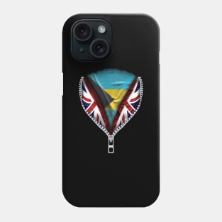 Bahamian Flag  Bahamas Flag zipped British Flag - Gift for Bahamian From Bahamas Phone Case