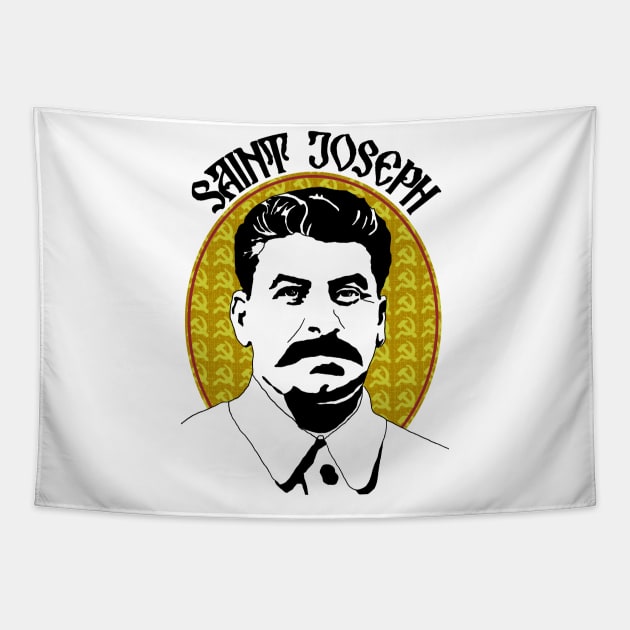 Saint Joseph Stalin Tapestry by WellRed