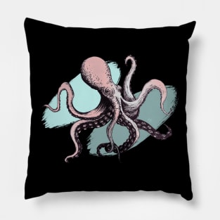 Octopus in Pink Pillow