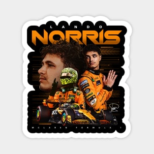 Lando Norris F1 Magnet