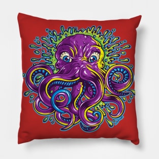 Wild Octopus Pillow