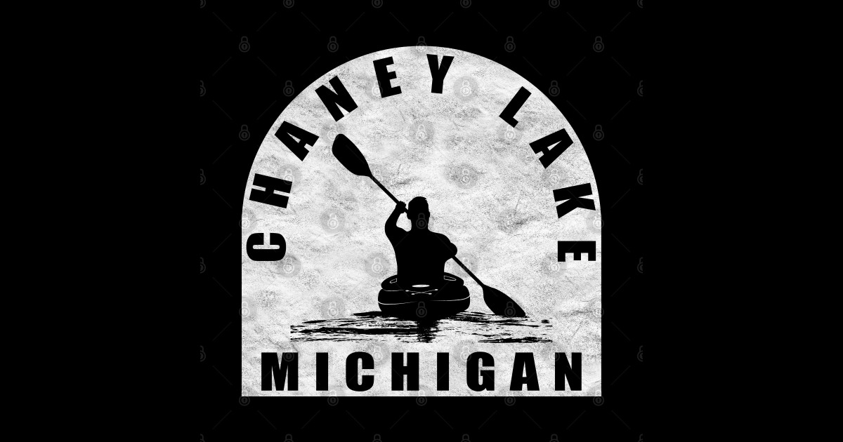 Chaney Lake Kayaking Michigan Chaney Lake Michigan Sticker TeePublic