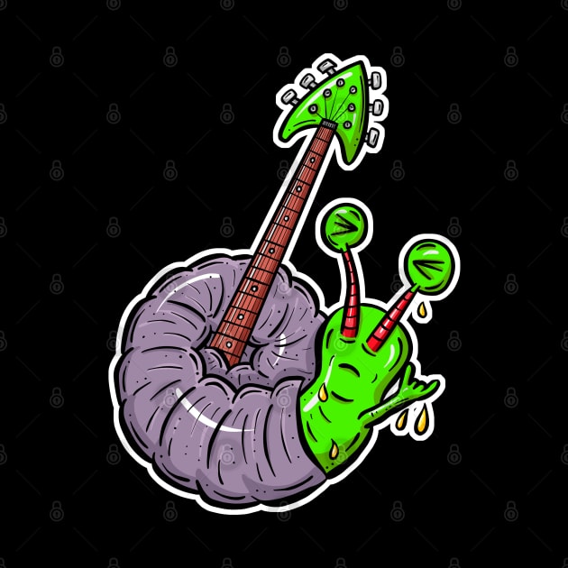 Rock Snail! Guitar Or Mollusc? by Squeeb Creative