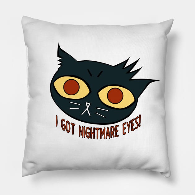 Night in the Woods Pillow by miyku