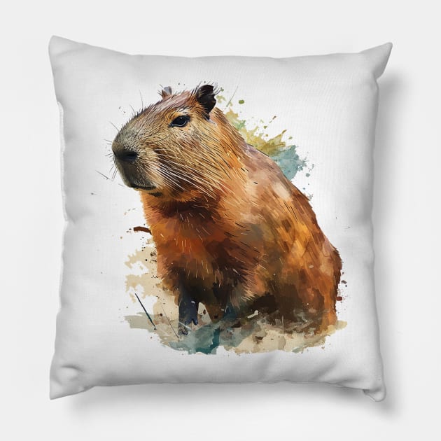 capybara Pillow by weirdesigns