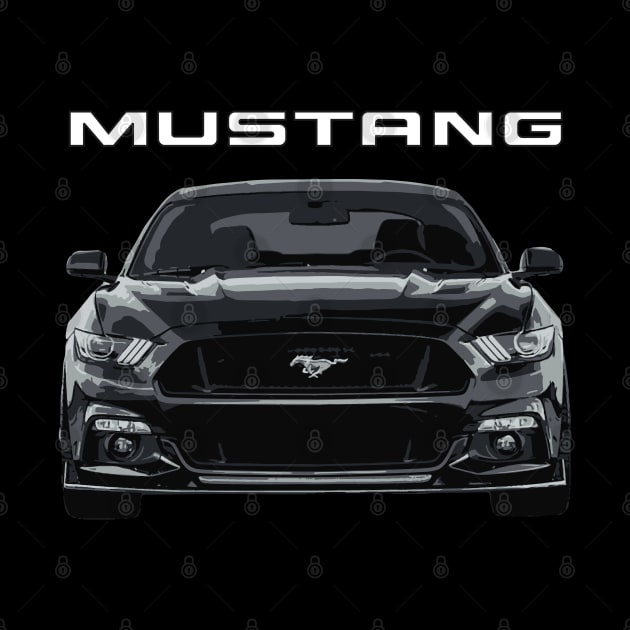 Mustang GT 5.0L V8 Performance Car Shadow Black by cowtown_cowboy