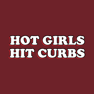 Hot Girls Hit Curbs Bad Driver Bumper Sticker