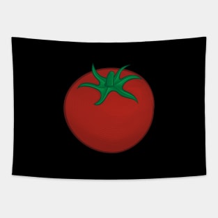 Woodcut Tomato Tapestry