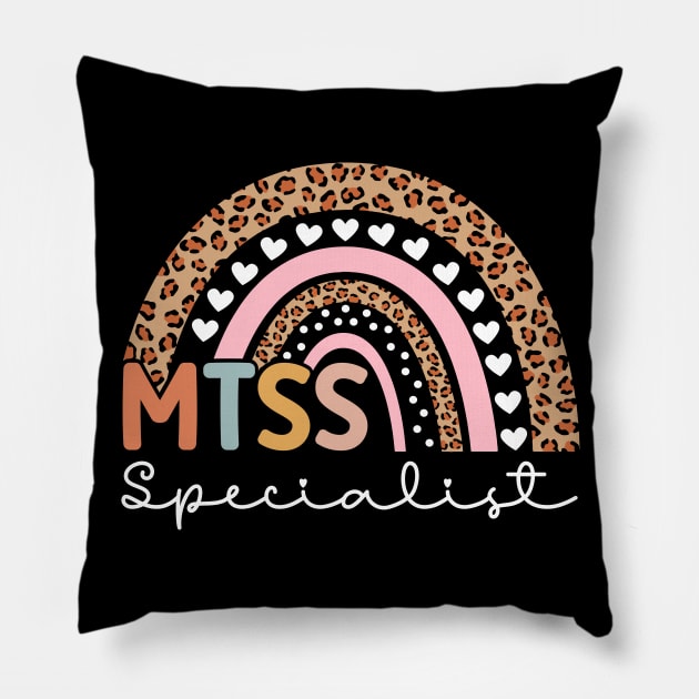 MTSS Specialist Cool MTSS Team Academic Support Teacher Pillow by abdelmalik.m95@hotmail.com