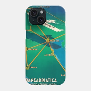 Transadriatica Italy Vintage Poster 1931 Phone Case