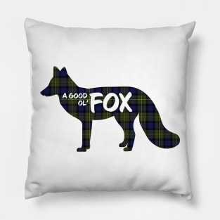 Fox Critter - MacLaren Plaid Pillow