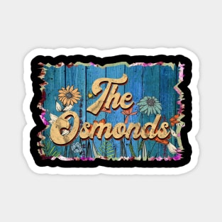 Vintage Osmonds Name Flowers Limited Edition Classic Styles Magnet