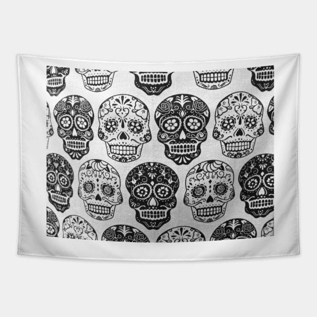 Dia de muertos Tapestry by thadz