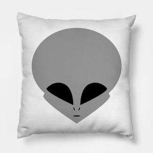 Alien Grey Pillow