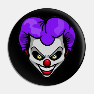 Creepy Clown Pin