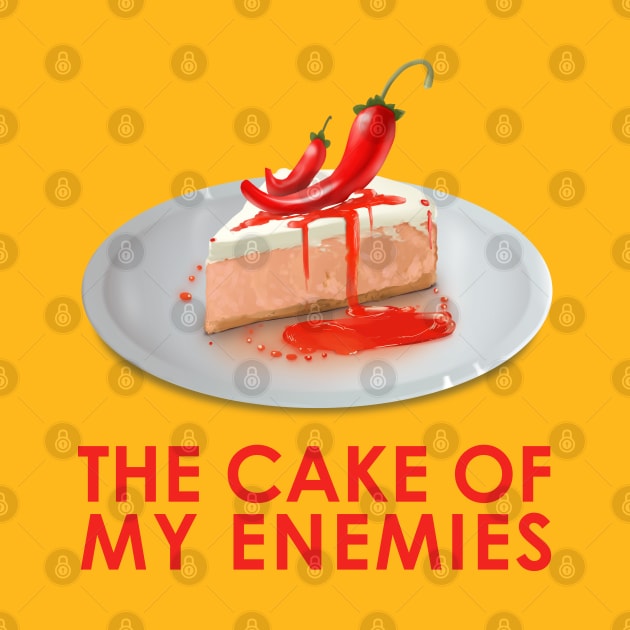 A Cake your enemies would greatly enjoy! by Ghostlyboo