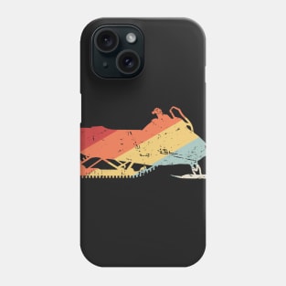 Vintage Snowmobile Icon Phone Case