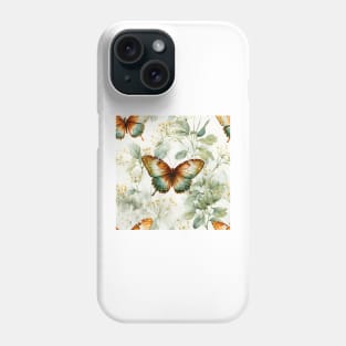 Butterflies Watercolor 21 - Variegated Fritillary Phone Case