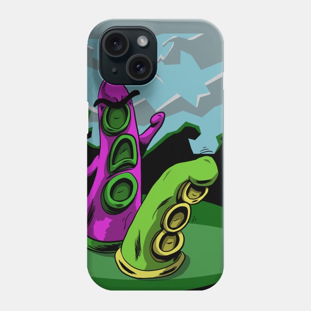 Day Of The Tentacle Phone Case by Black Snow Comics