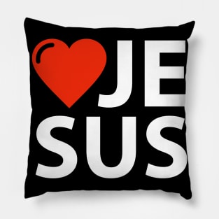 I Love Jesus Pillow