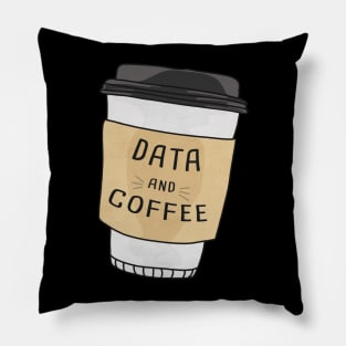 Data And Coffee Pillow