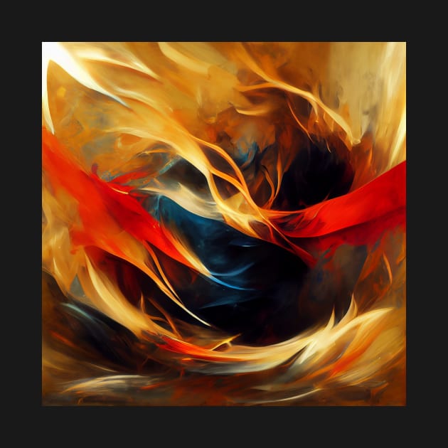 abstract fire by heartyARTworks