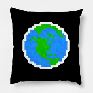 F*CK EARTH (red) Pillow