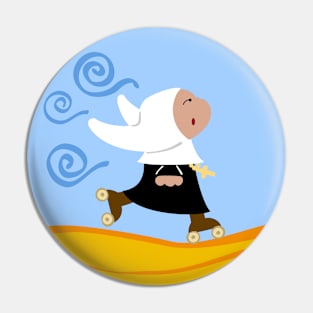 Roller Nun Pin