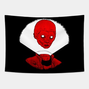 Head Haunter (Red) Tapestry