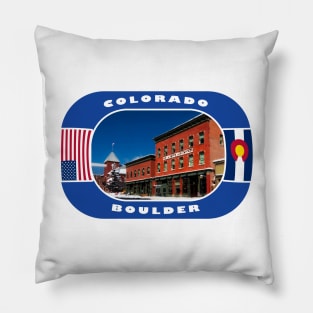 Colorado, Boulder City, USA Pillow