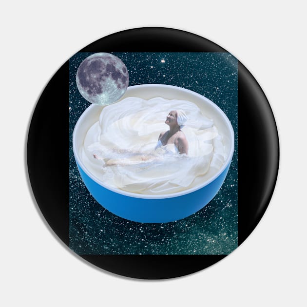 Moonlight Dip in Whipped Cream Pin by The Golden Palomino