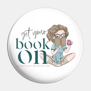 Get Your Book On Logo 2 Pin