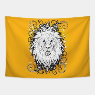 Be a Lion, Be Brave - Mandala Lion Tapestry