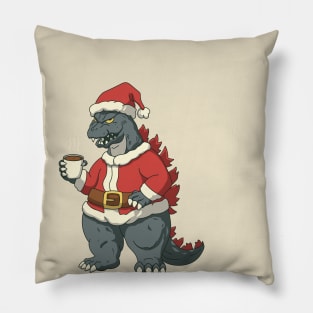 GODZILLA Christmas Coffee Pillow