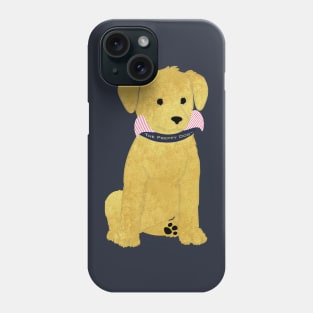Cute Preppy Golden Retriever Puppy Phone Case