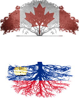 Canadian Grown With Liechtensteiner Roots - Gift for Liechtensteiner With Roots From Liechtenstein Magnet