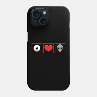 I Heart Aliens Phone Case