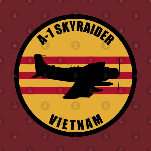 A-1 Skyraider Vietnam by TCP