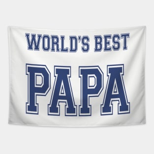 World's Best Papa Athletic Tapestry