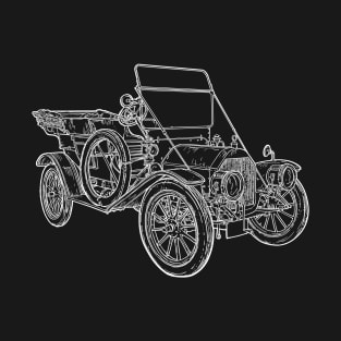 Old Car, Cabriolet, Vintage, Classic Car T-Shirt