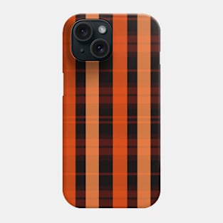 Sunset and Sunrise Aesthetic Evander 2 Hand Drawn Textured Plaid Pattern Phone Case