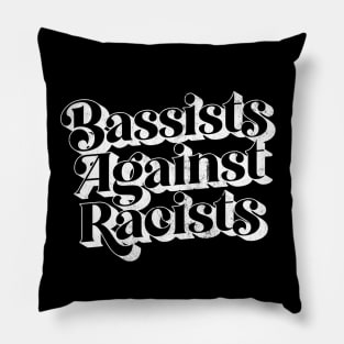 Bassists Against Racists Pillow