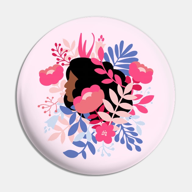 Emerging From the Flowers Pin by tabithabianca